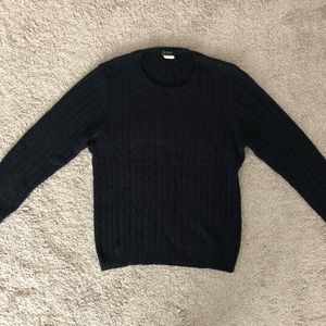 Jcrew Crew Neck Cable Knit Sweater Sz Med